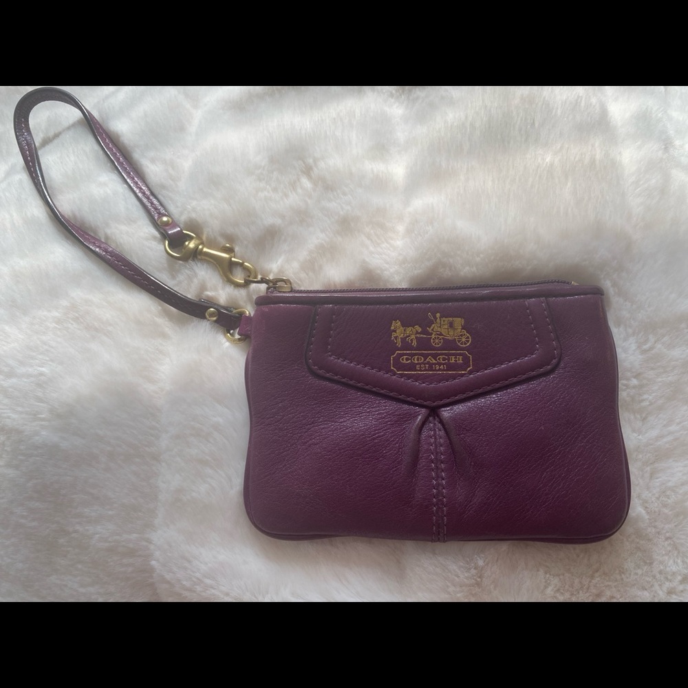 Coach Wristlet - Purple